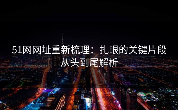 51网网址重新梳理：扎眼的关键片段从头到尾解析  第1张